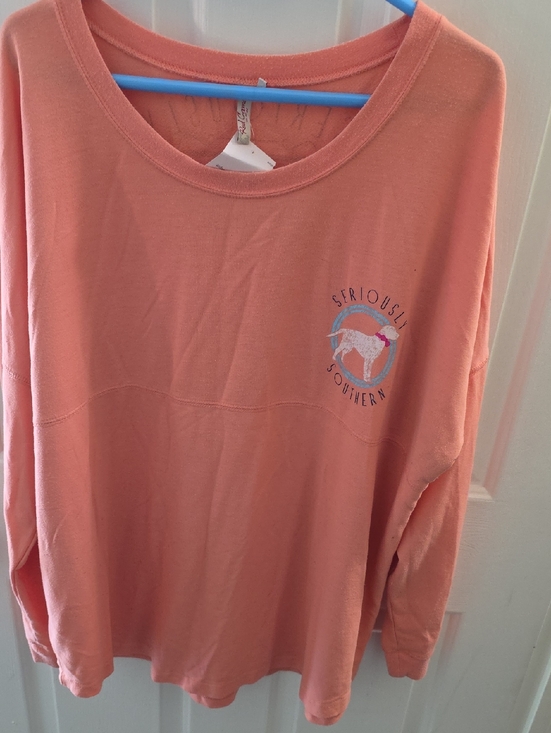 Red Camel Tops - Red Camel Coral Scoop-Neck Pullover Sweater